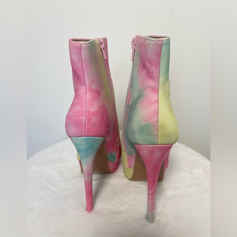 Multi-Colored Platform Ankle Bootie - image 3